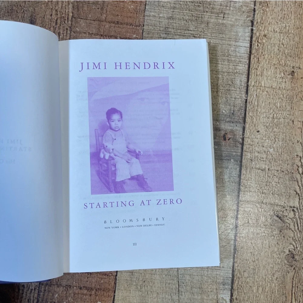 Jimi Hendrix: His Own Story Starting at Zero Hardcover Music Biography